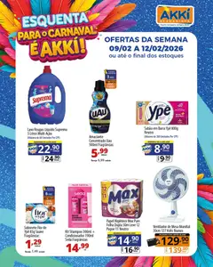 Pré-Visualização do folheto "Ofertas da semana" da loja Akki Atacadista válido a partir de 09/02/2026