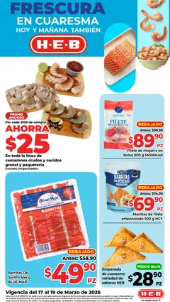Vista previa las ofertas de la tienda H-E-B - H-E-B folleto Ofertas desde el 17/03/2026 