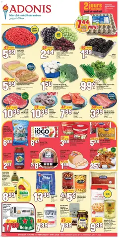 Preview of leaflet Adonis circulaire from shop Adonis is valid from Mar 26, 2026