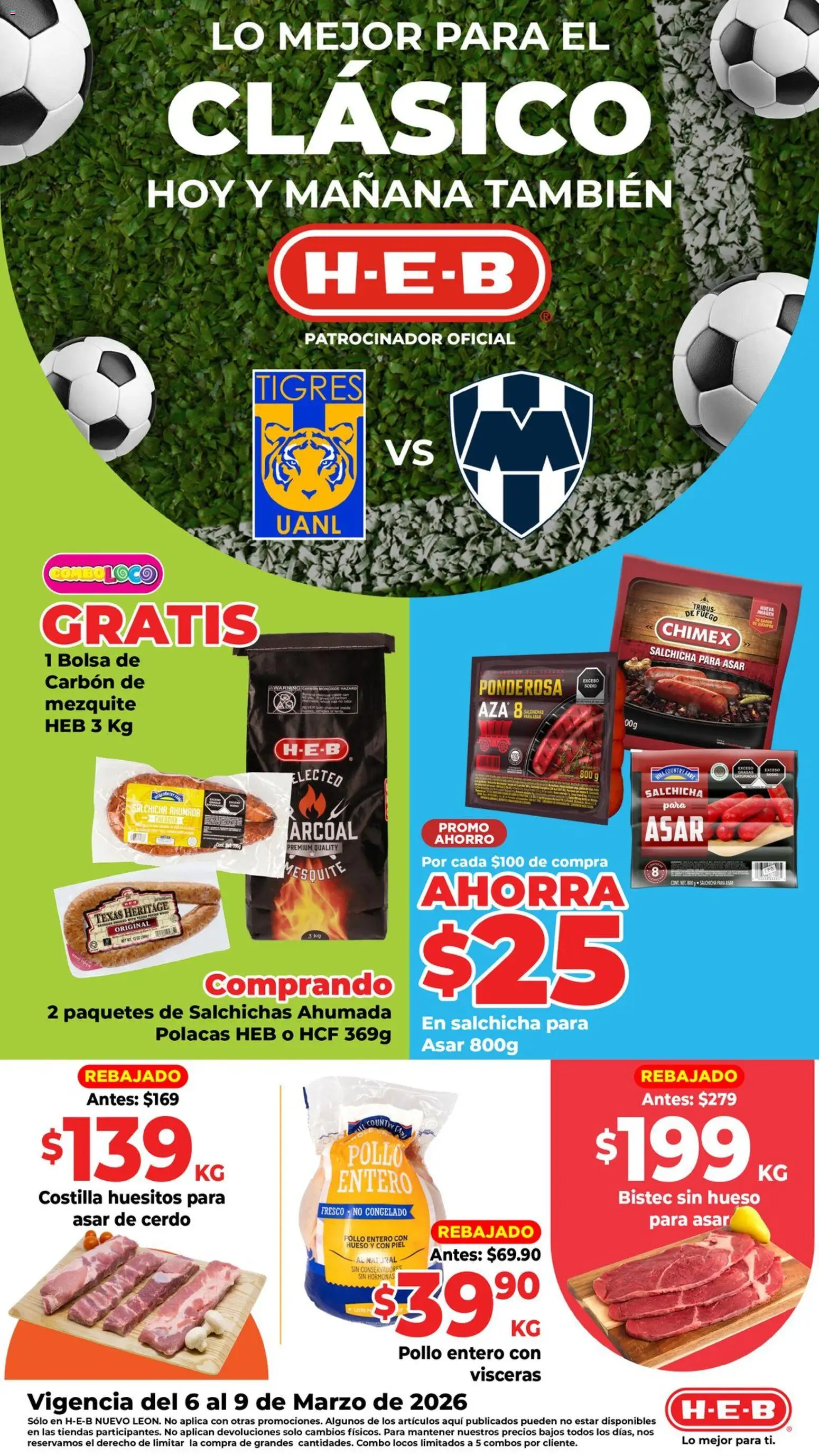 Vista previa las ofertas de la tienda H-E-B - H-E-B folleto Para el Clásico desde el 06/03/2026 