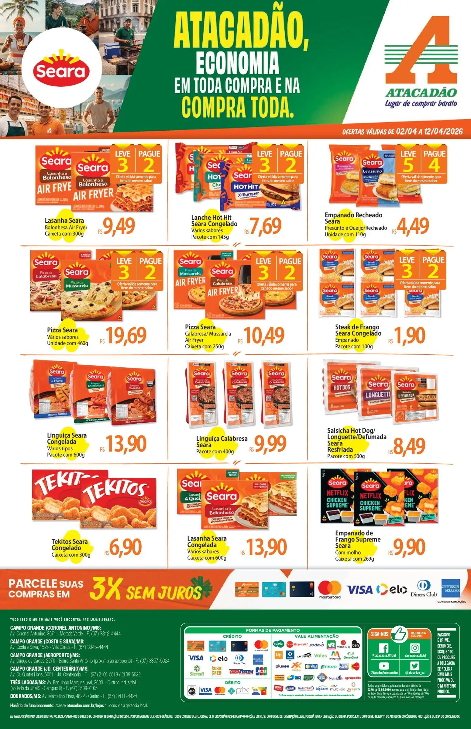 Pré-Visualização do folheto "Atacadão ofertas - MS" da loja Atacadão válido a partir de 02/04/2026