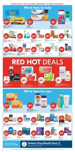 Preview of leaflet Weekly flyer / circulaire from shop Shoppers is valid from Nov 01, 2025 | Page: 4