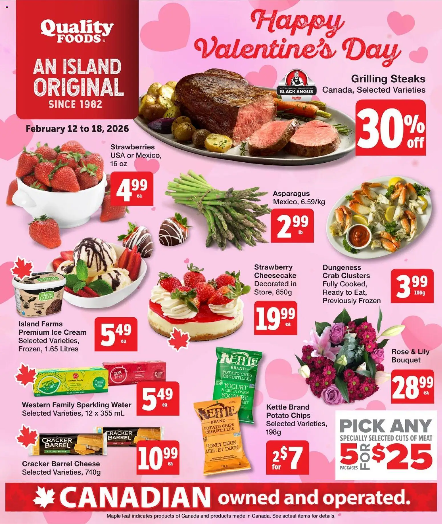 Preview of leaflet Weekly flyer / circulaire from shop Quality Foods is valid from Feb 12, 2026