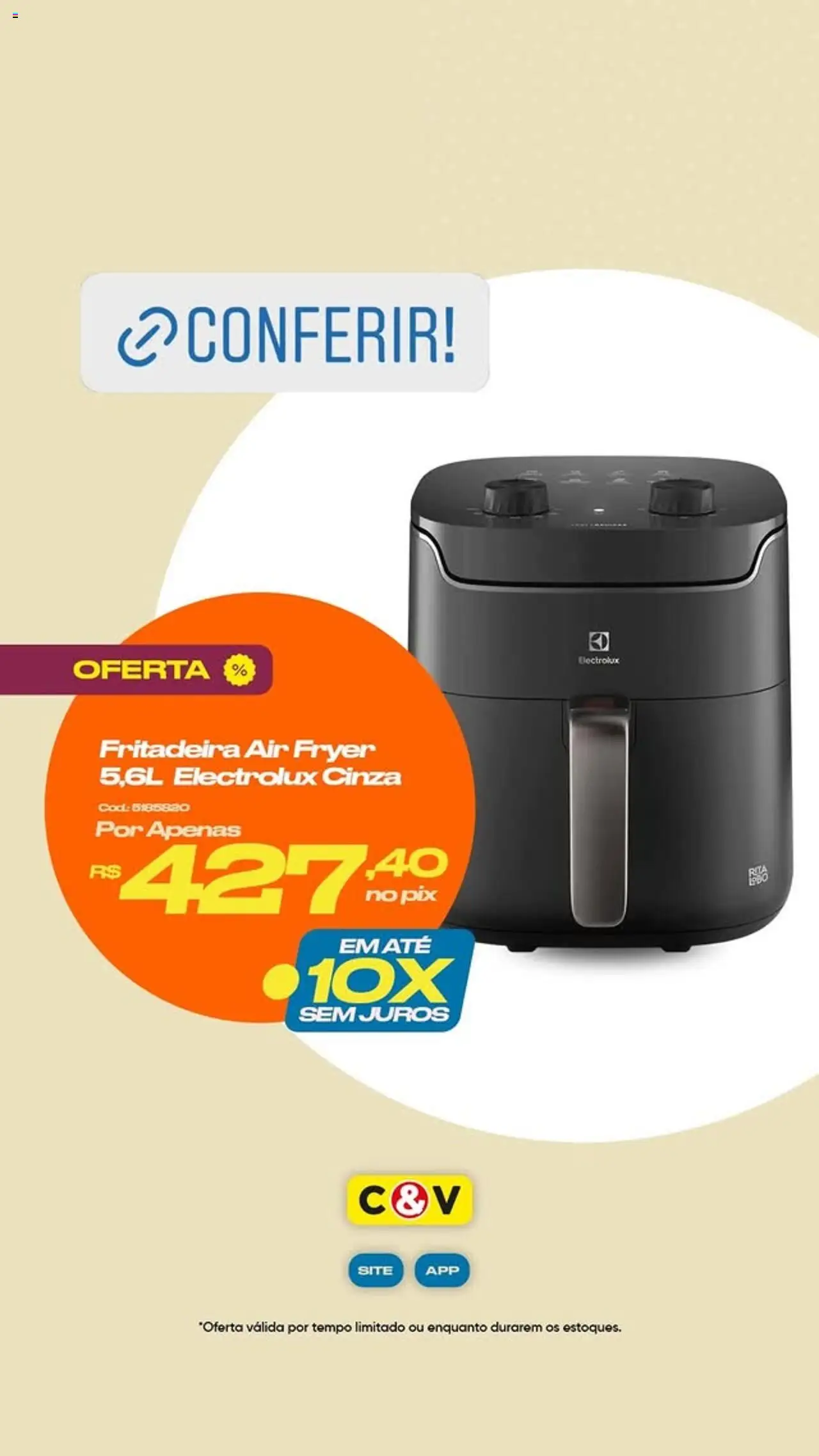 Casa e Video folheto "Promoções" válido a partir de 23/07/2025 - número de página 1 - Air fryer