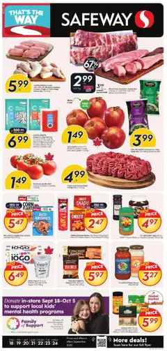 Preview of leaflet Weekly Flyer - BC from shop Safeway is valid from Sep 18, 2025
