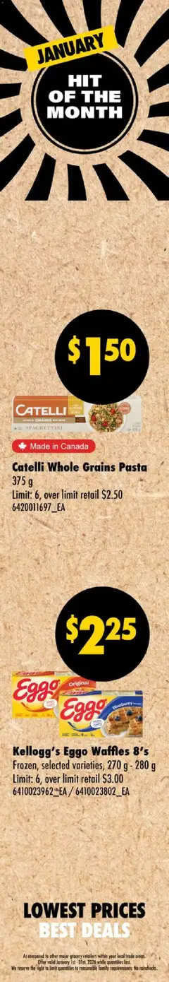 Un aperçu du dépliant Weekly flyer / circulaire du magasin Wholesale Club est valide à partir 1 janv. 2026