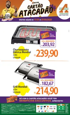 Pré-Visualização do folheto "Ofertas - PE" da loja Atacadão válido a partir de 17/09/2025