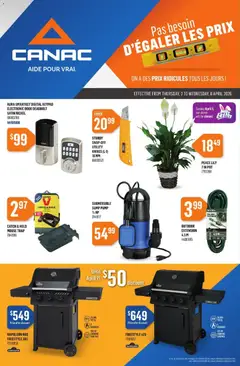 Preview of leaflet Canac weekly flyer from shop Canac is valid from Apr 02, 2026