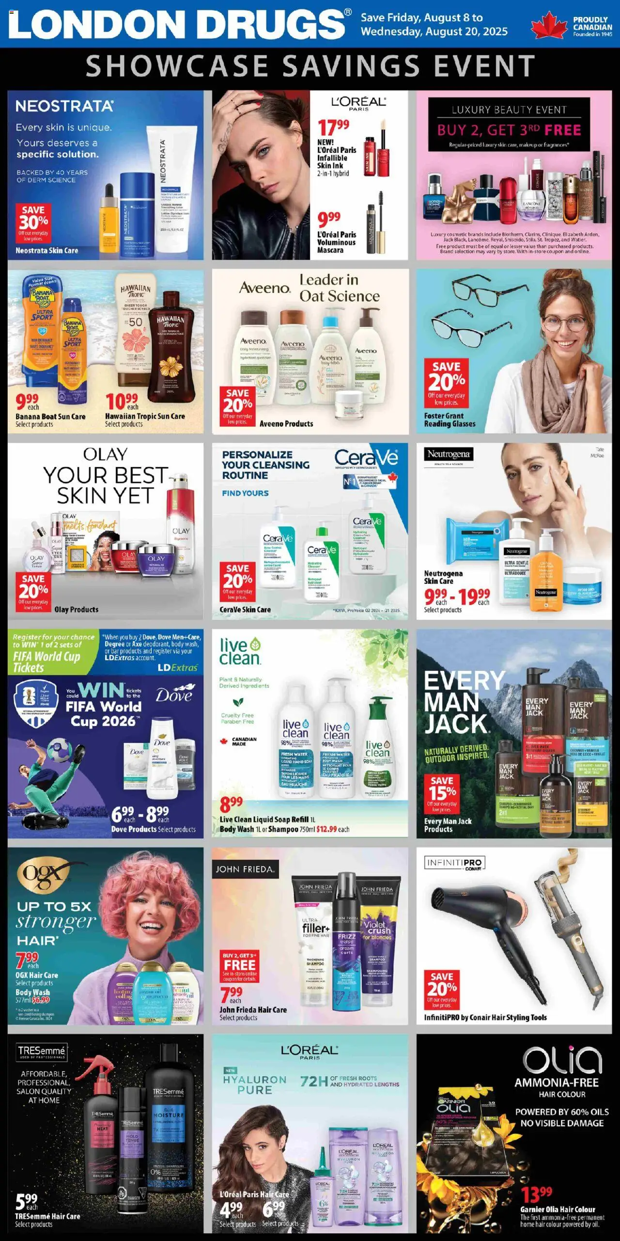 London Drugs flyer valid from Aug 08, 2025 - page number 1