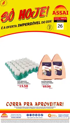 Pré-Visualização do folheto "Assaí Atacadista ofertas - RR" da loja Assaí Atacadista válido a partir de 26/04/2026