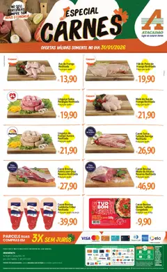 Pré-Visualização do folheto "Ofertas - TO" da loja Atacadão válido a partir de 31/01/2026