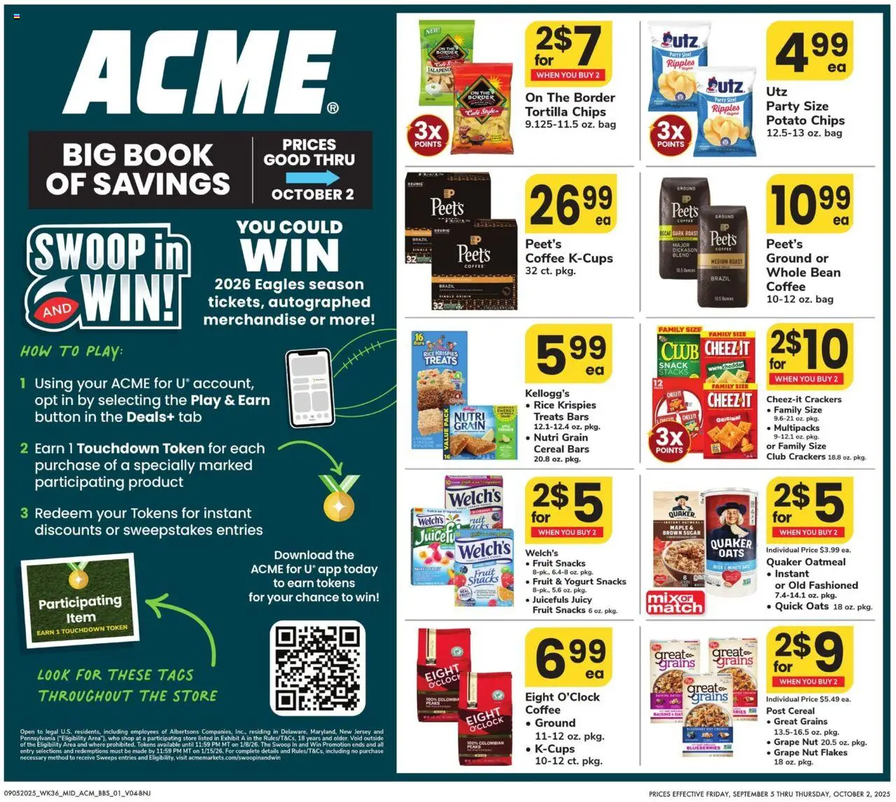 Acme Big Book of Savings from 09/05/2025 - Circular, Flyer - Page number 1