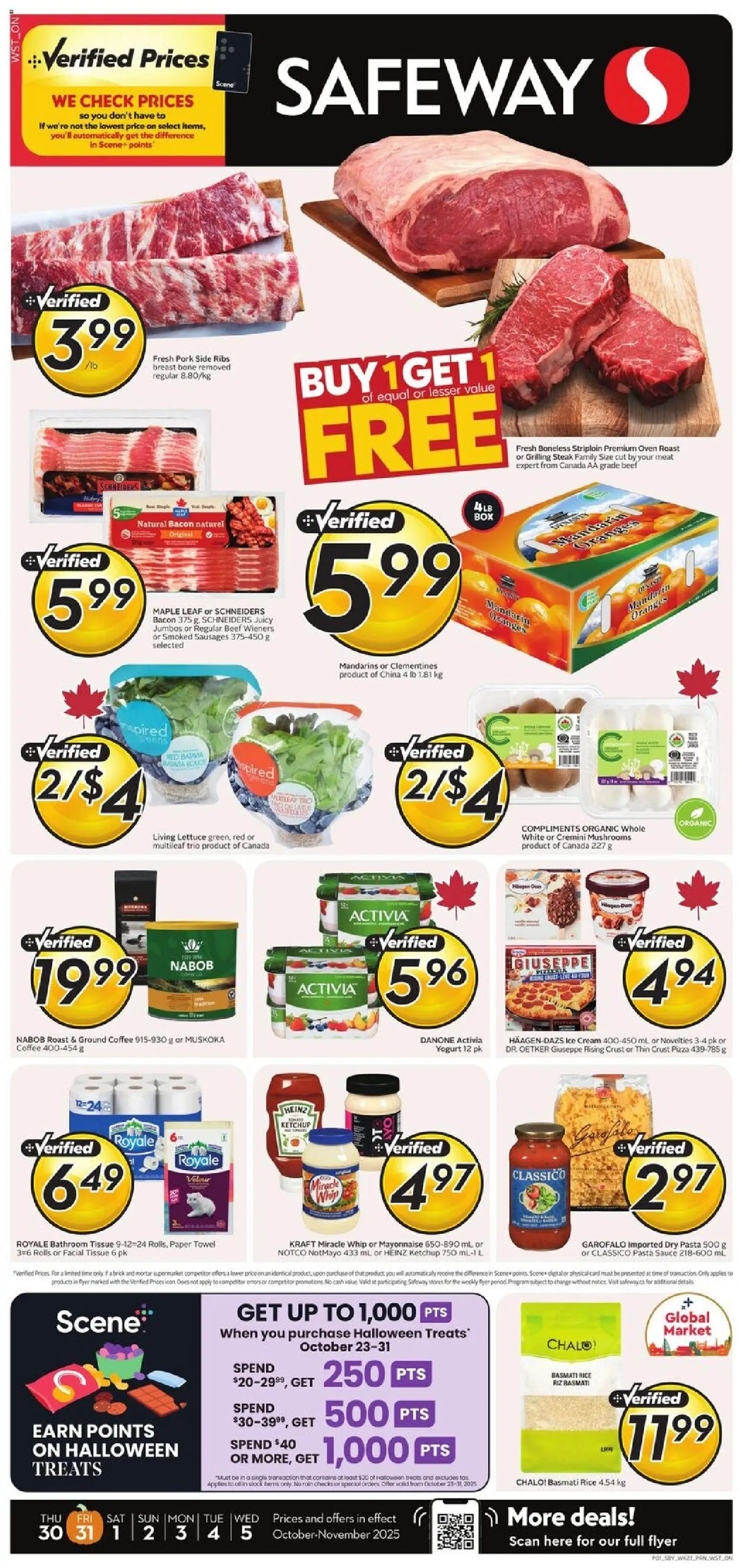 Preview of leaflet Weekly flyer / circulaire from shop Safeway is valid from Oct 30, 2025