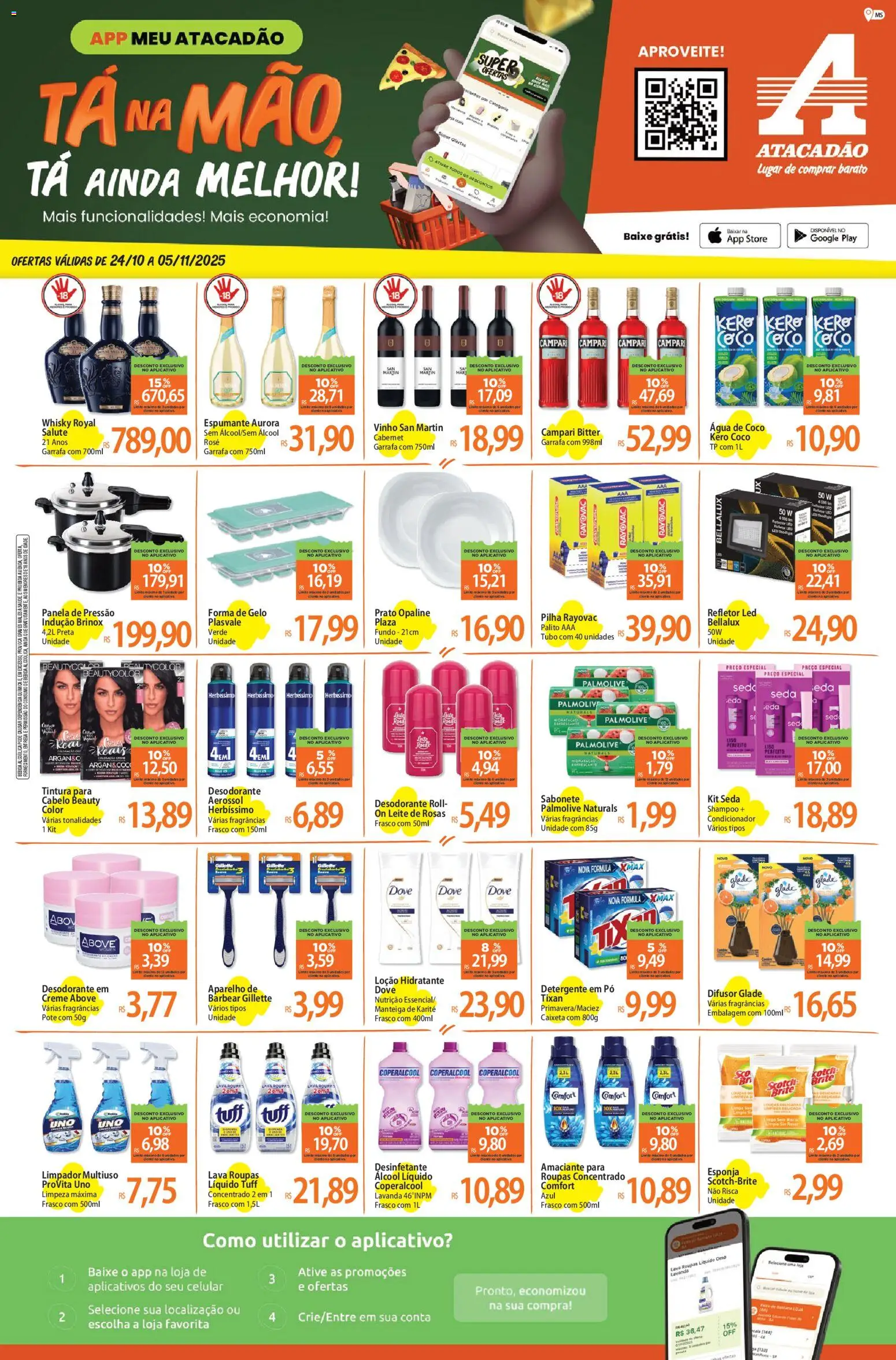 Atacadão folheto "Ofertas - MS" válido a partir de 24/10/2025 - número de página 1