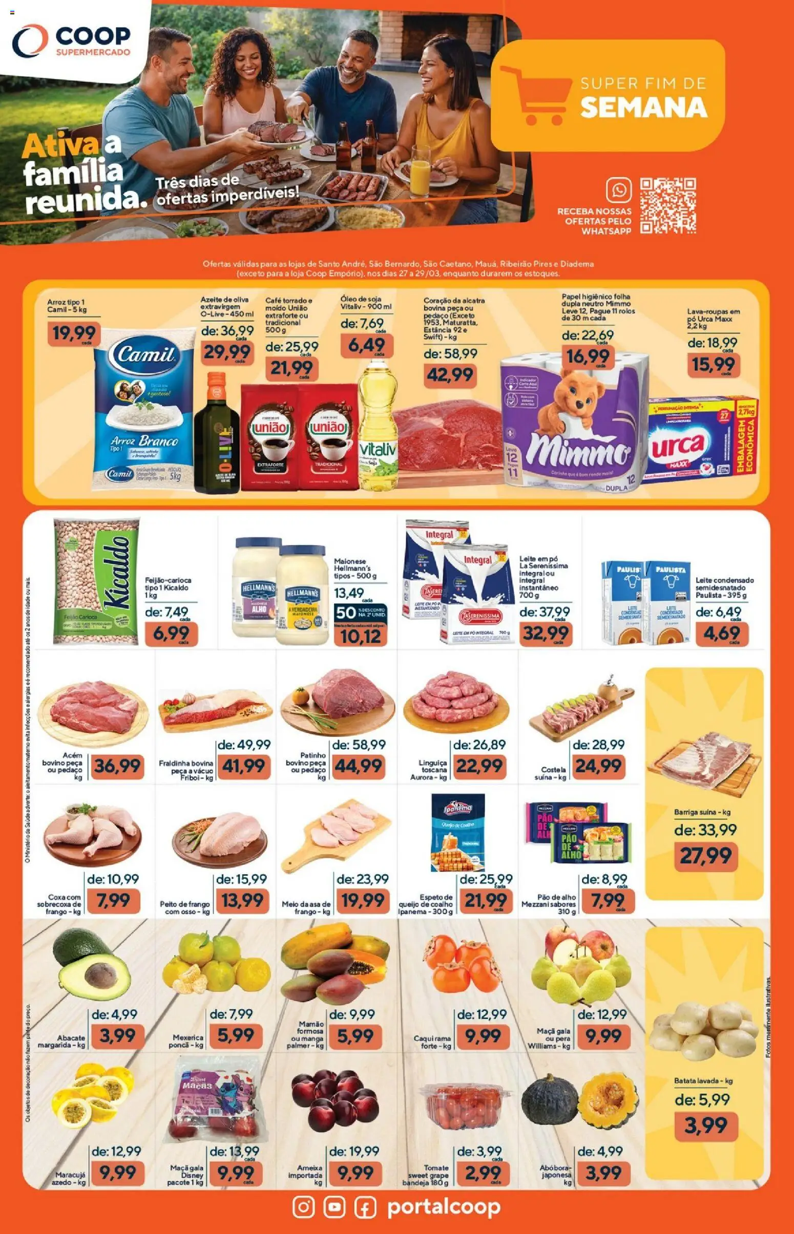 Pré-Visualização do folheto "Coop ofertas Fim de Semana" da loja Coop válido a partir de 27/03/2026