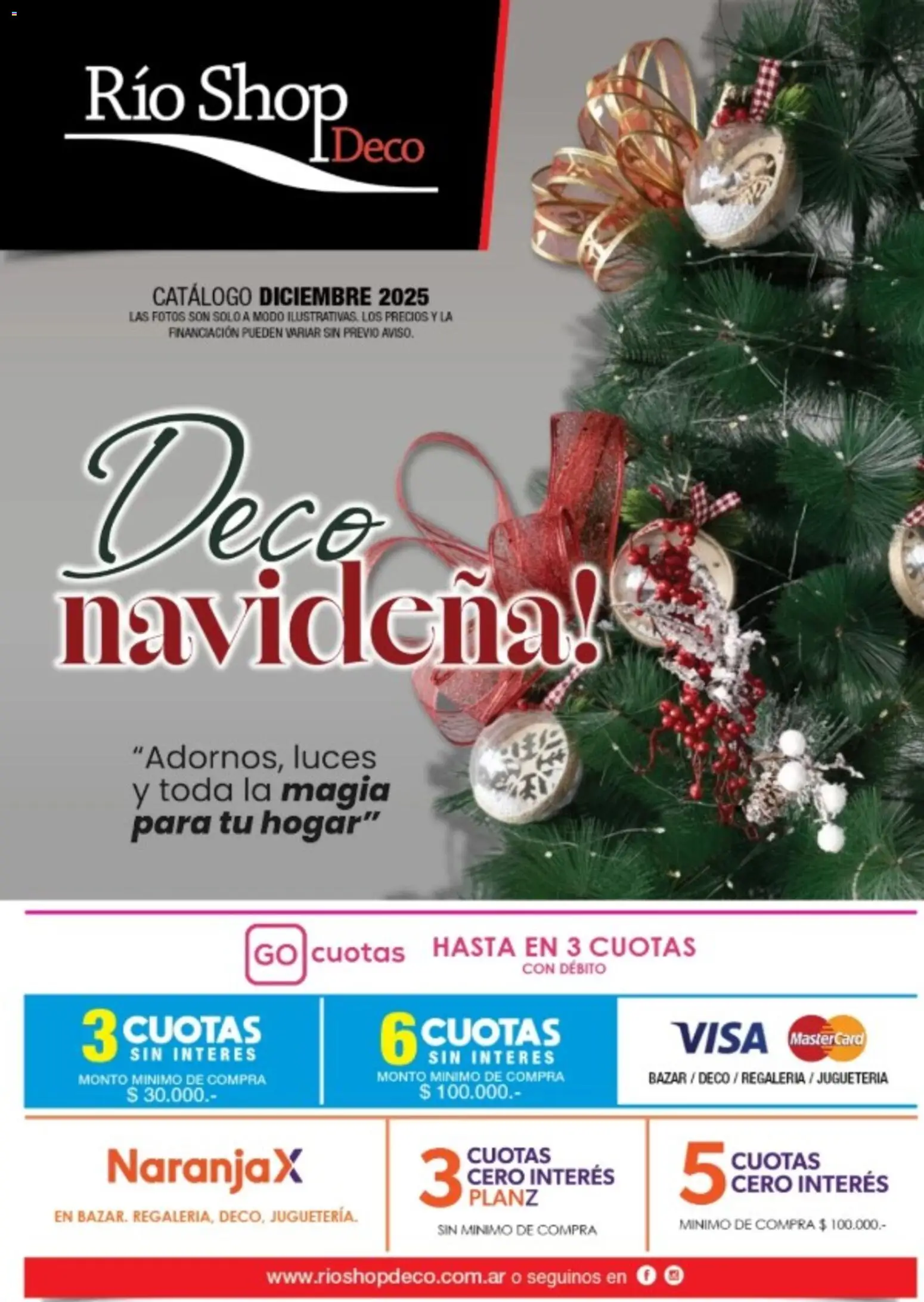 Vista previa del folleto de la tienda Río Shop Deco válido desde el 03/12/2025 
