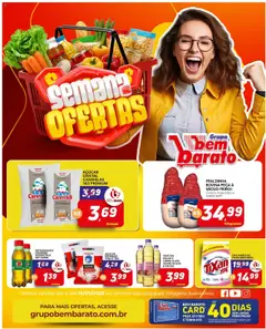 Pré-Visualização do folheto "Ofertas da semana" da loja Supermercado Bem Barato válido a partir de 09/09/2025