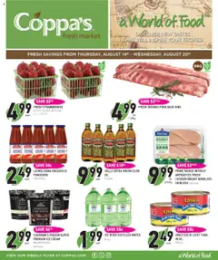 Preview of leaflet Weekly flyer / circulaire from shop Coppas Fresh Market is valid from Aug 14, 2025