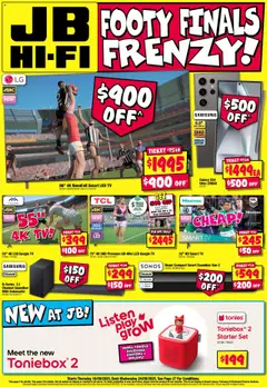 Preview of catalogue Catalogue from shop JB Hi-Fi valid 18/09/2025
