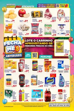 Pré-Visualização do folheto "Ofertas Fecha Mês" da loja Max Atacadista válido a partir de 30/10/2025
