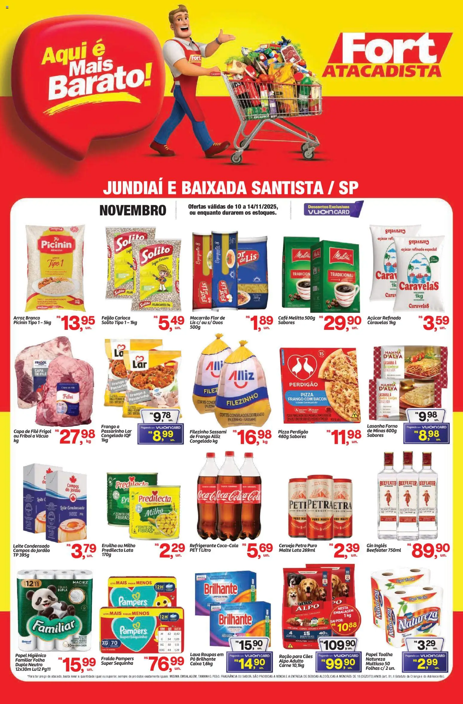 Pré-Visualização do folheto "Ofertas da semana" da loja Fort Atacadista válido a partir de 10/11/2025
