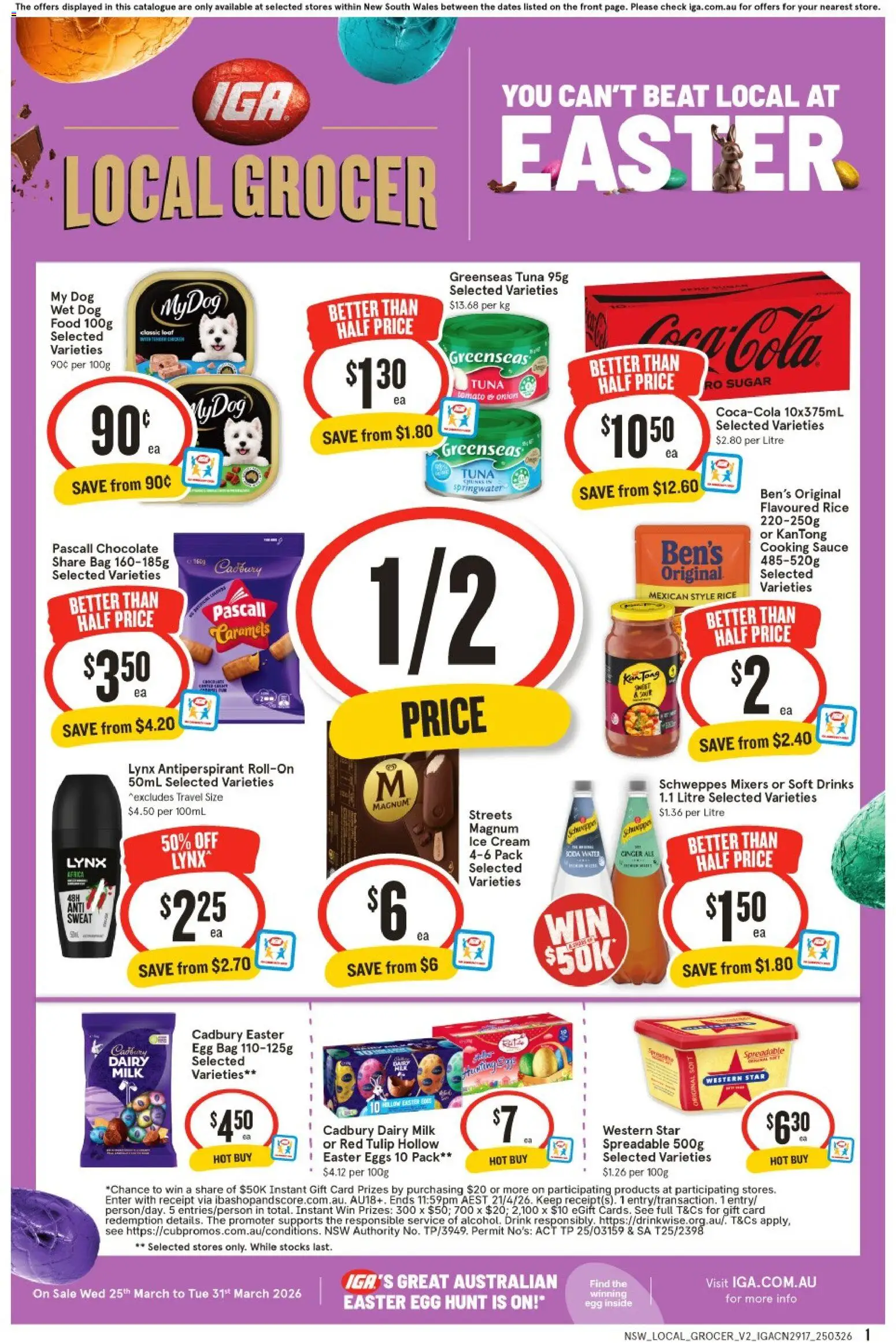 Preview of catalogue IGA Local Grocer NSW from shop IGA valid 25/03/2026