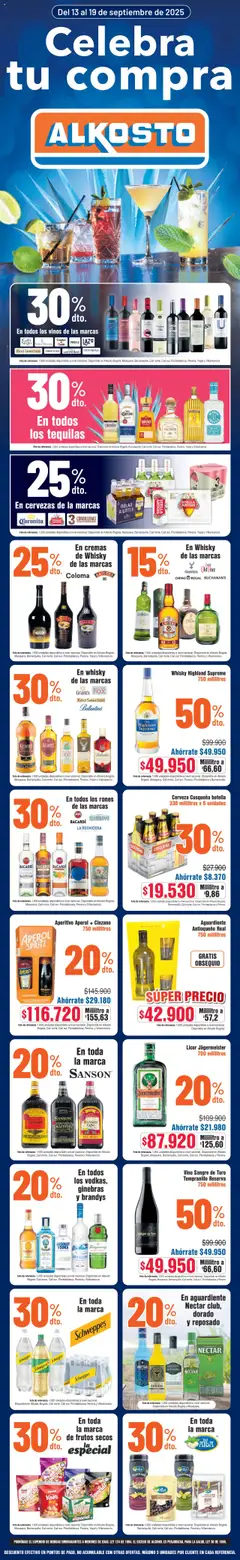  Vista previa del prospecto Catálogo Alkosto del almacen Alkosto válida del 13/09/2025 al 19/09/2025