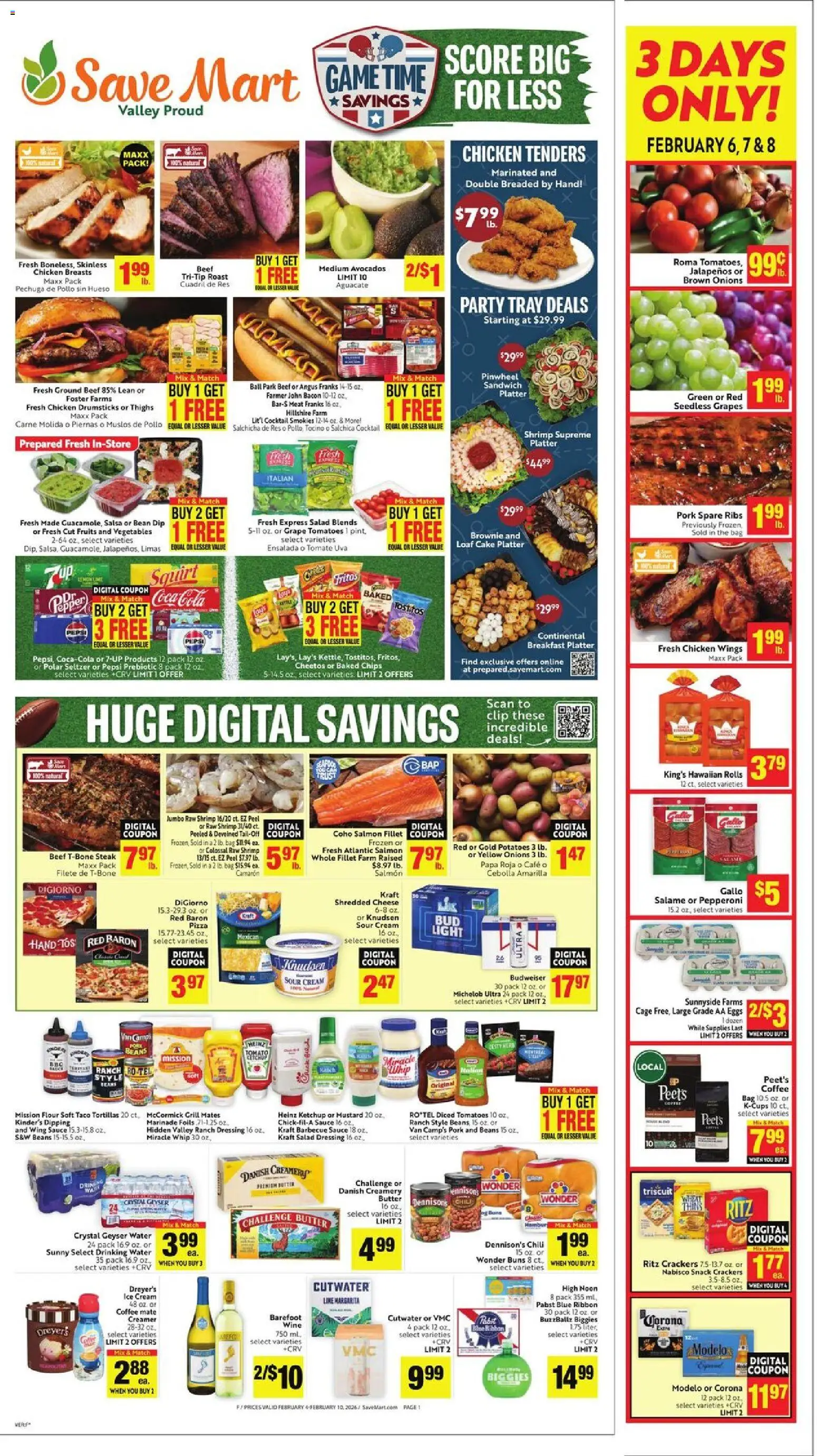 Ad Preview of Save Mart Weekly Ad from 02/04/2026
