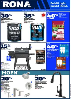 Preview of leaflet Weekly flyer / circulaire from shop Rona is valid from Oct 16, 2025