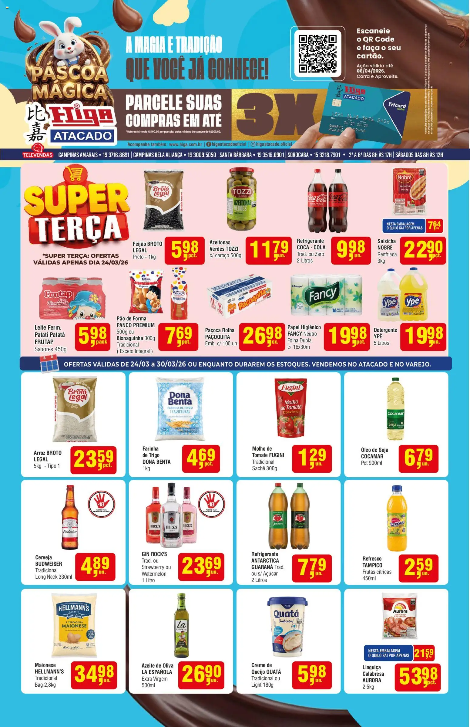 Pré-Visualização do folheto "Higa Atacado - Ofertas da semana" da loja Higa Atacado válido a partir de 24/03/2026