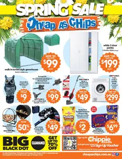 Preview of catalogue Catalogue from shop Cheap as Chips valid 01/10/2025