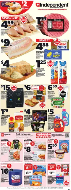 Un aperçu du dépliant Weekly Flyer - NS du magasin Independent Grocer est valide à partir 19 mars 2026