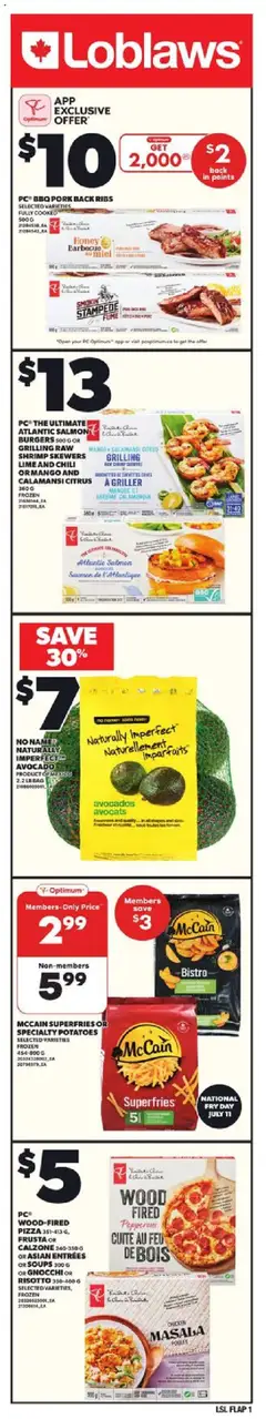 Preview of leaflet Weekly flyer / circulaire from shop Loblaws is valid from Jul 10, 2025