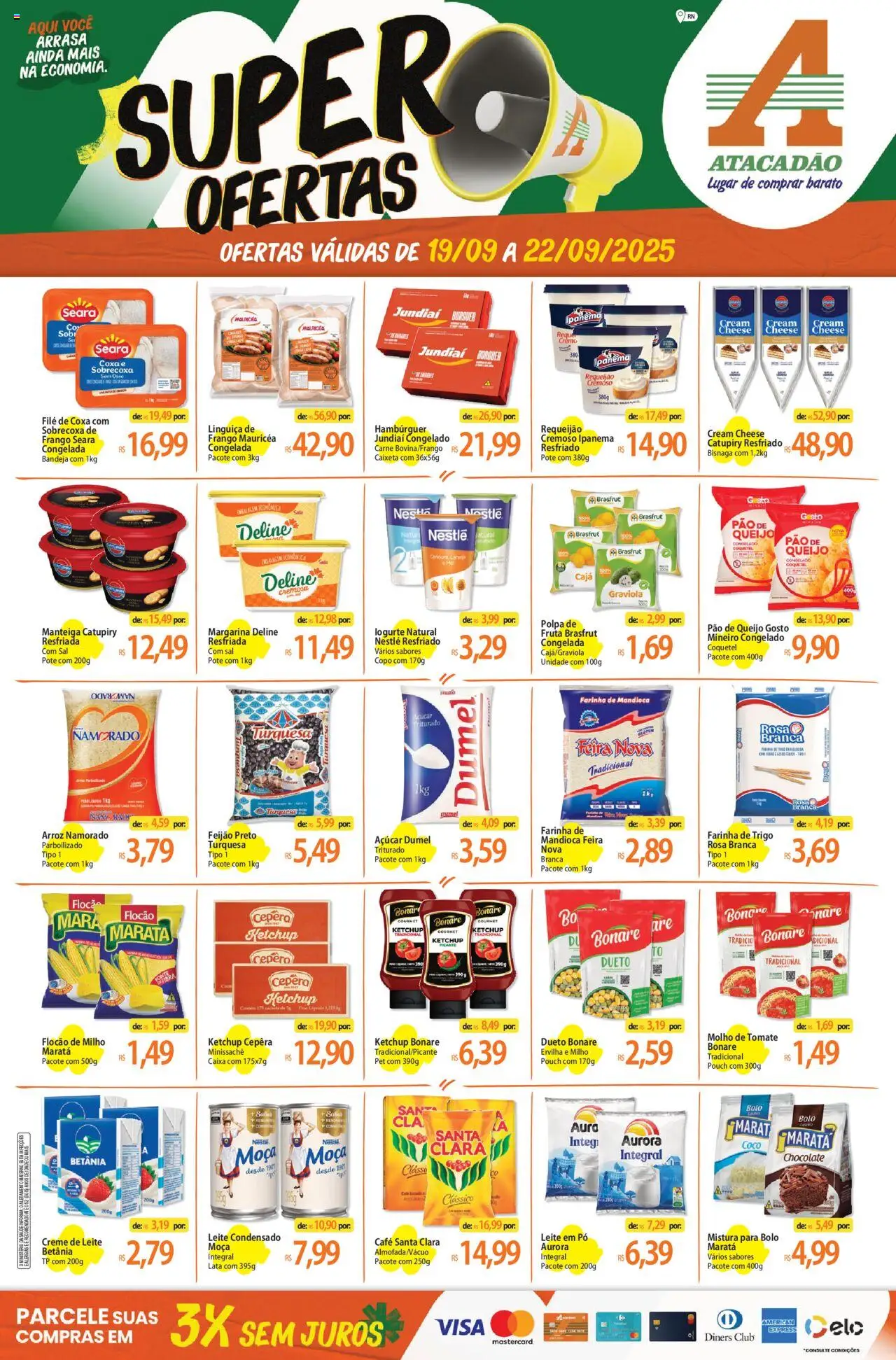 Atacadão folheto "Ofertas - RN" válido a partir de 19/09/2025 - número de página 1