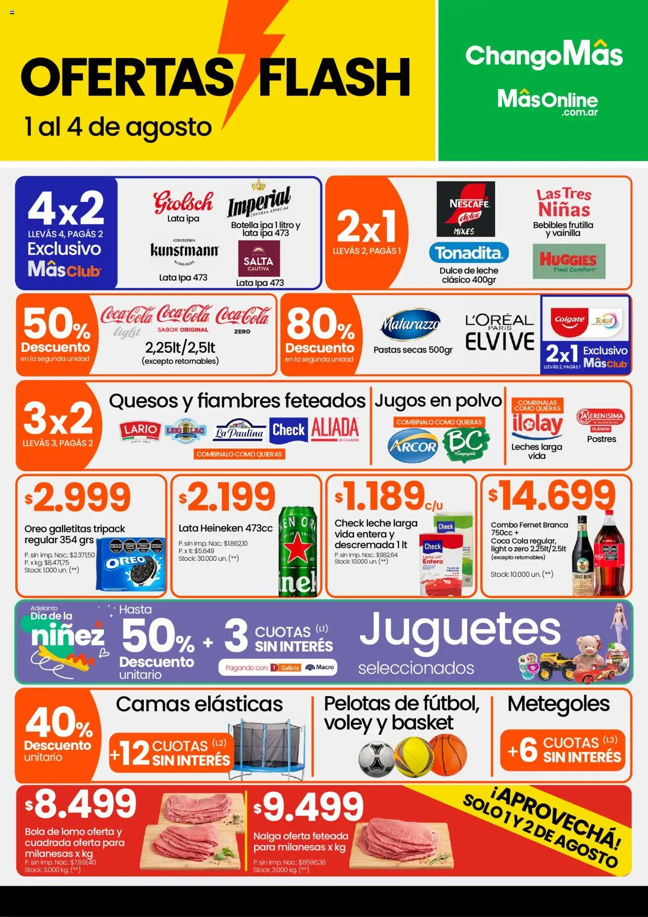 Changomas Ofertas flash del 01/08/2025 >> Catálogo