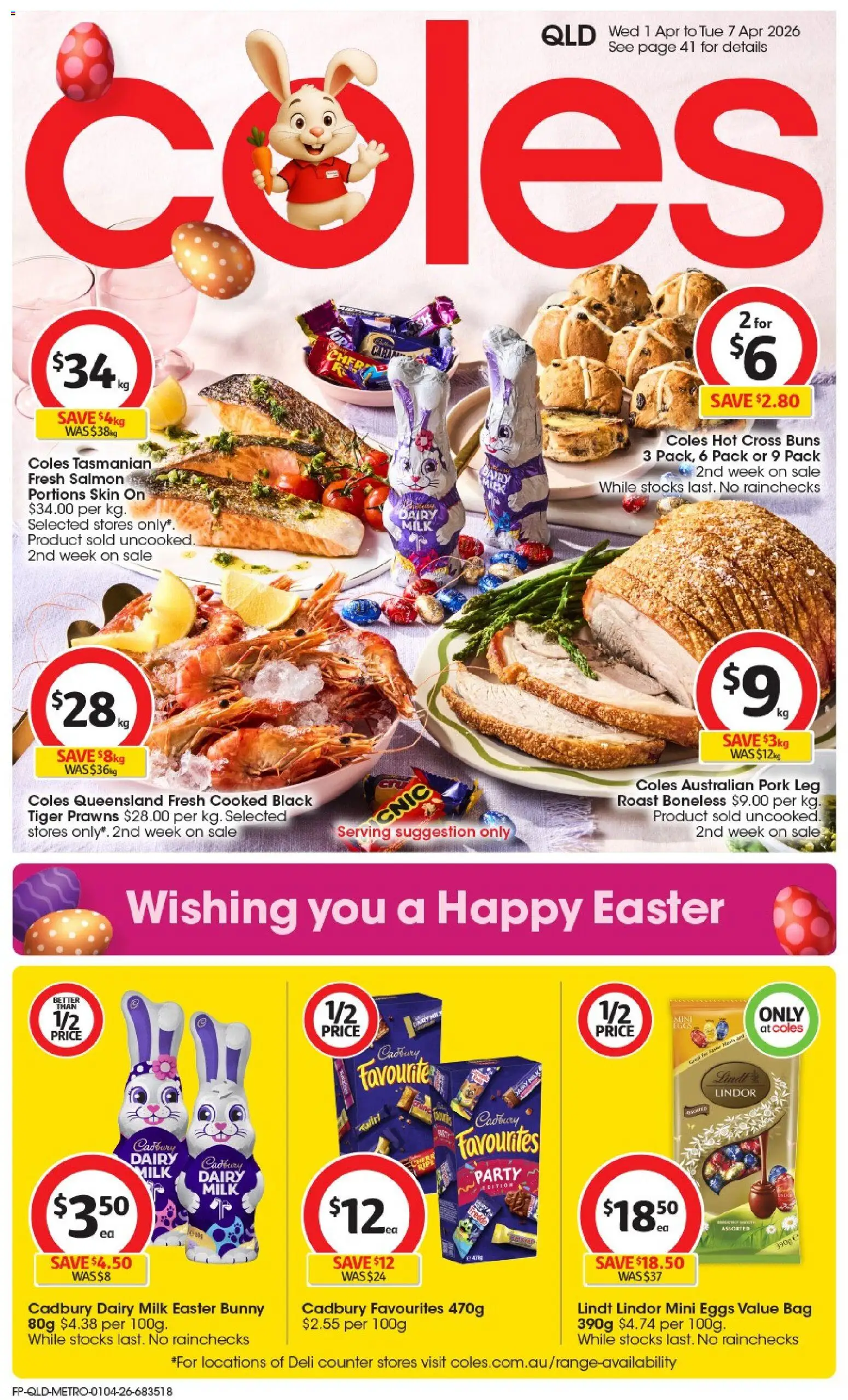 Preview of catalogue Coles catalogue QLD from shop Coles valid 01/04/2026
