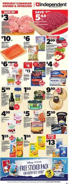 Un aperçu du dépliant Independent Grocer flyer - NS du magasin Independent Grocer est valide à partir 16 avr. 2026