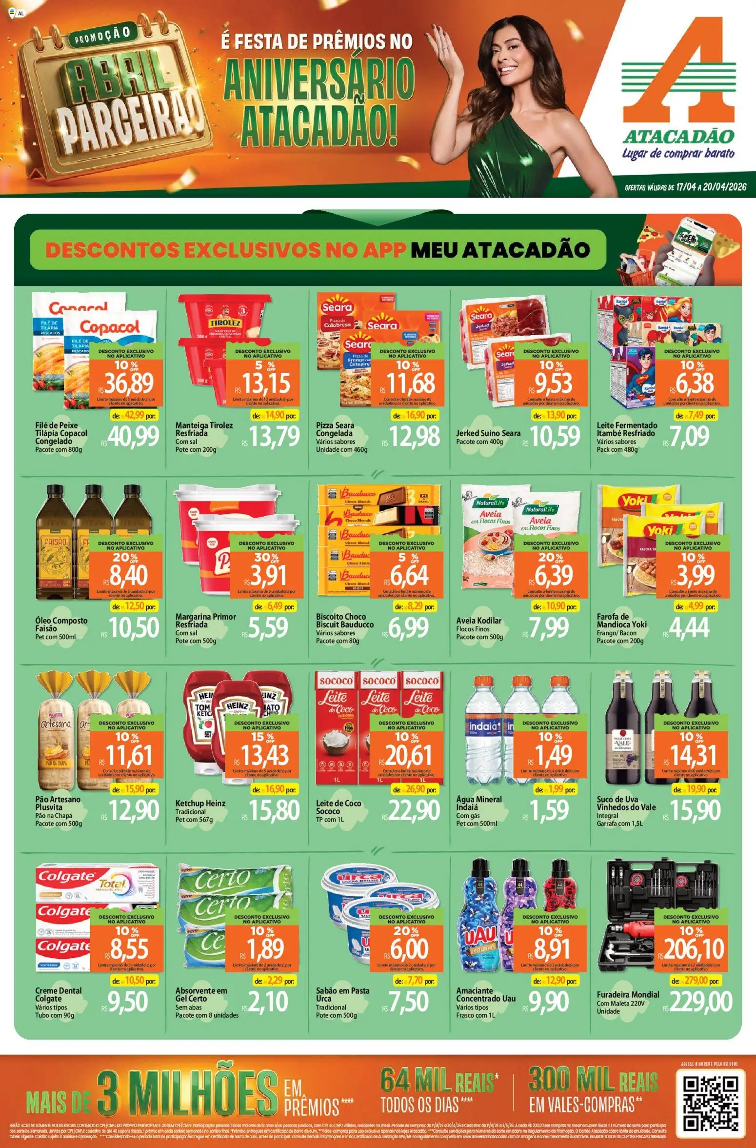 Pré-Visualização do folheto "Atacadão ofertas - AL" da loja Atacadão válido a partir de 17/04/2026