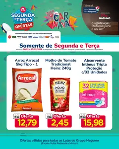Pré-Visualização do folheto "Ofertas Segunda e Terça" da loja Nagumo válido a partir de 16/02/2026