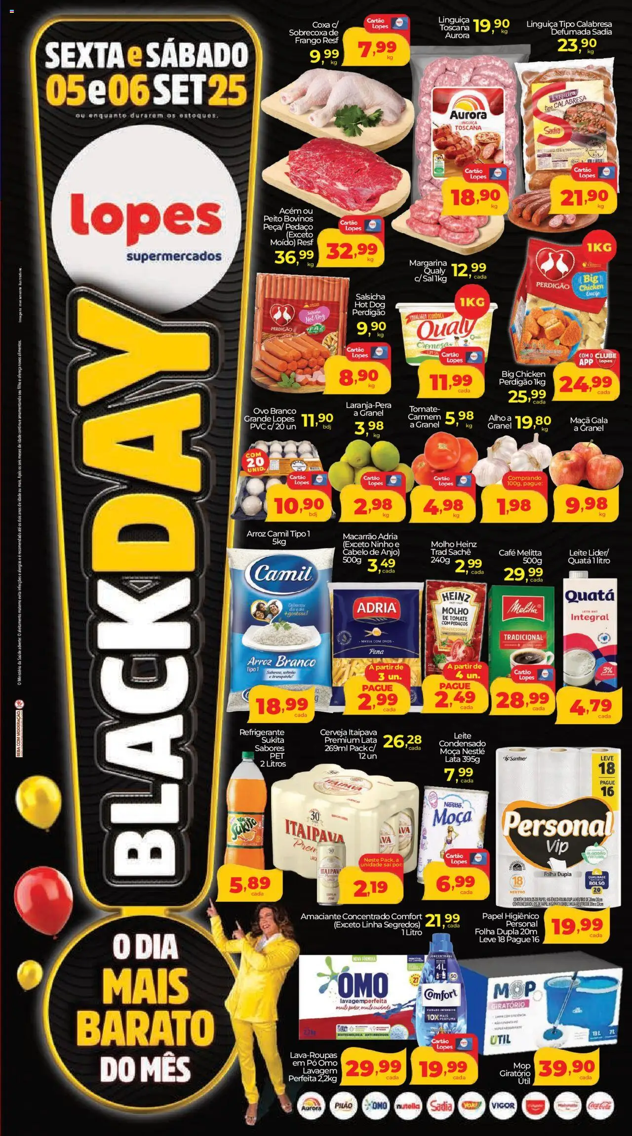 Lopes Supermercados folheto "Ofertas Black Day" válido a partir de 05/09/2025 - número de página 1
