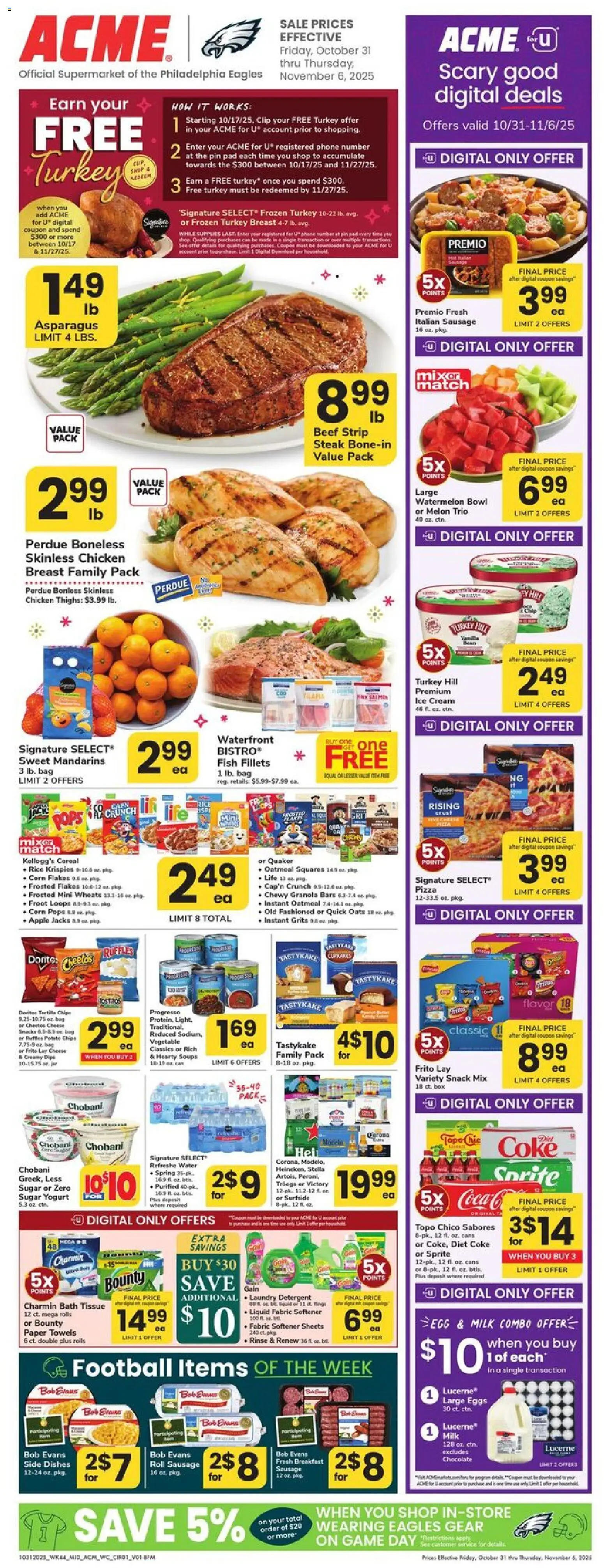 Ad Preview of Acme Weekly Ad from 10/31/2025