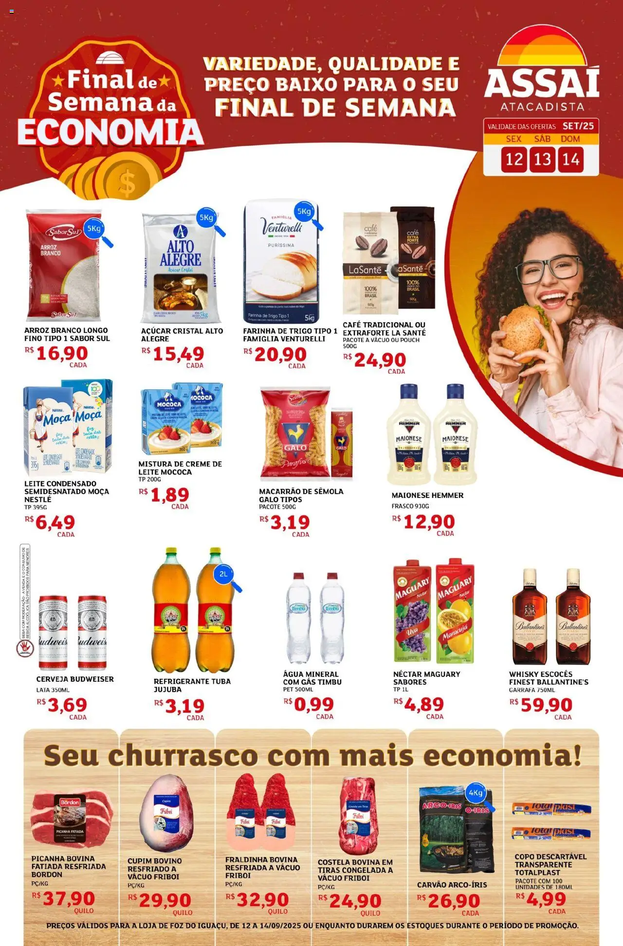 Assaí Atacadista folheto "Encarte - PR" válido a partir de 12/09/2025 - número de página 1