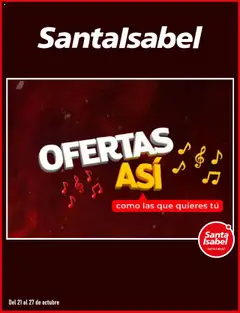 Folleto de la tienda Santa Isabel válido desde el 21.10.2025 