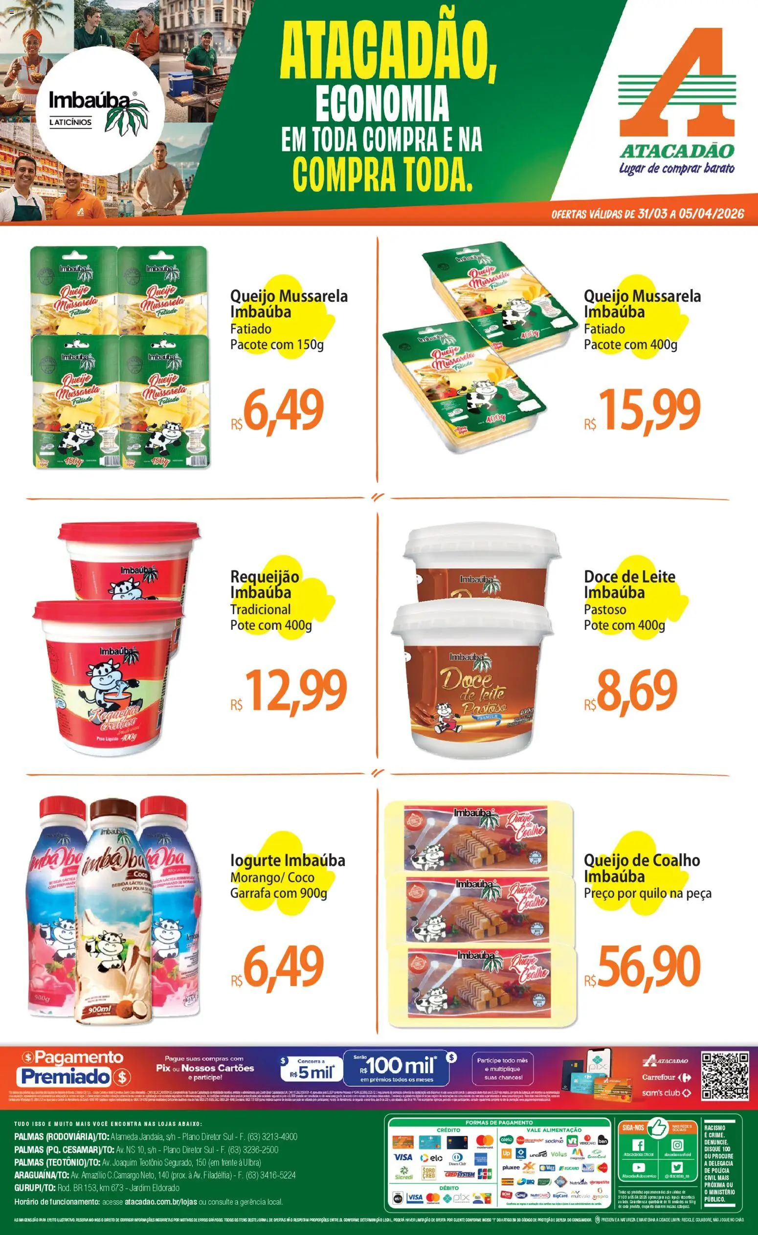 Pré-Visualização do folheto "Atacadão ofertas - TO" da loja Atacadão válido a partir de 31/03/2026