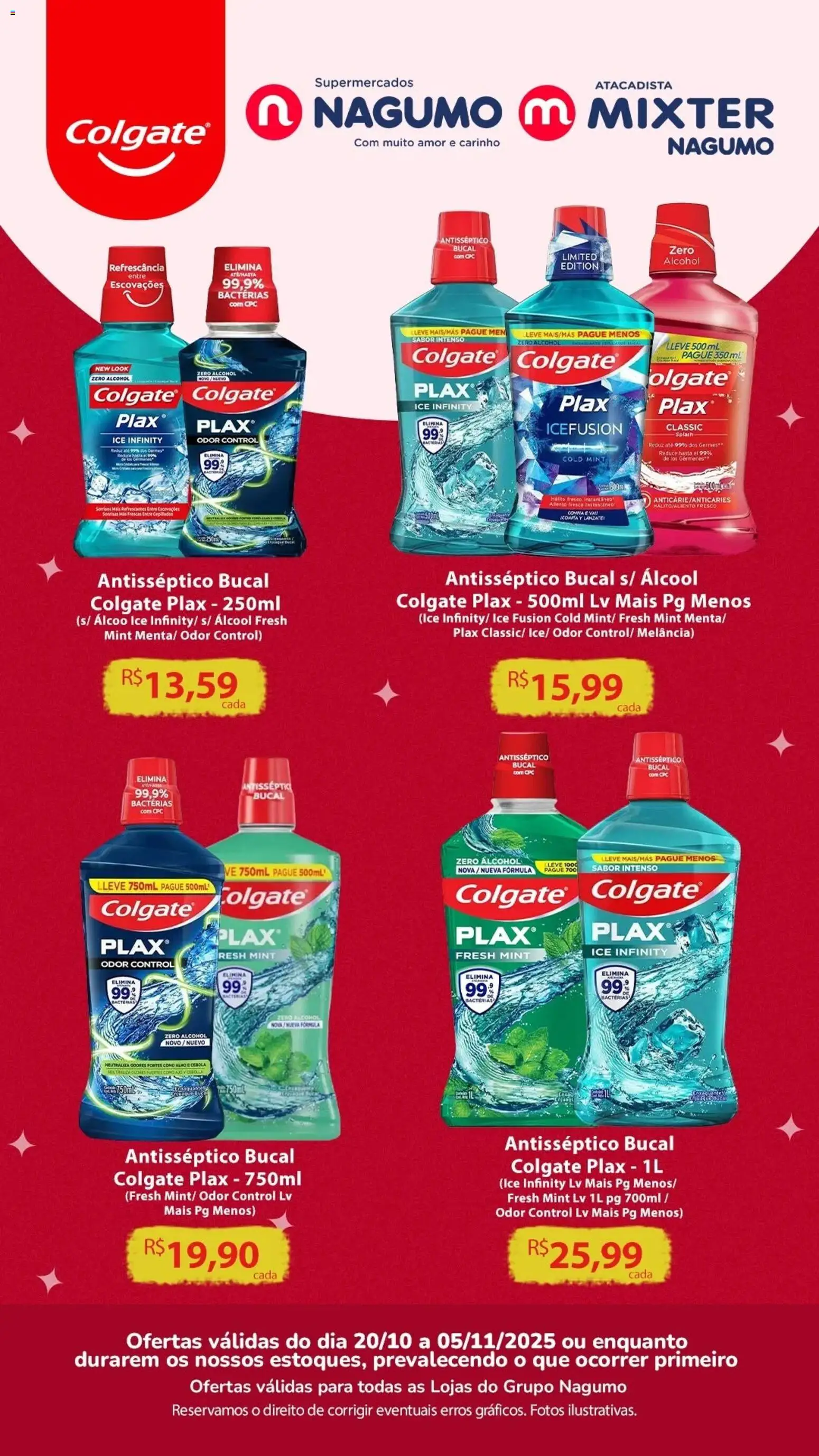 Pré-Visualização do folheto "Ofertas Colgate" da loja Nagumo válido a partir de 20/10/2025
