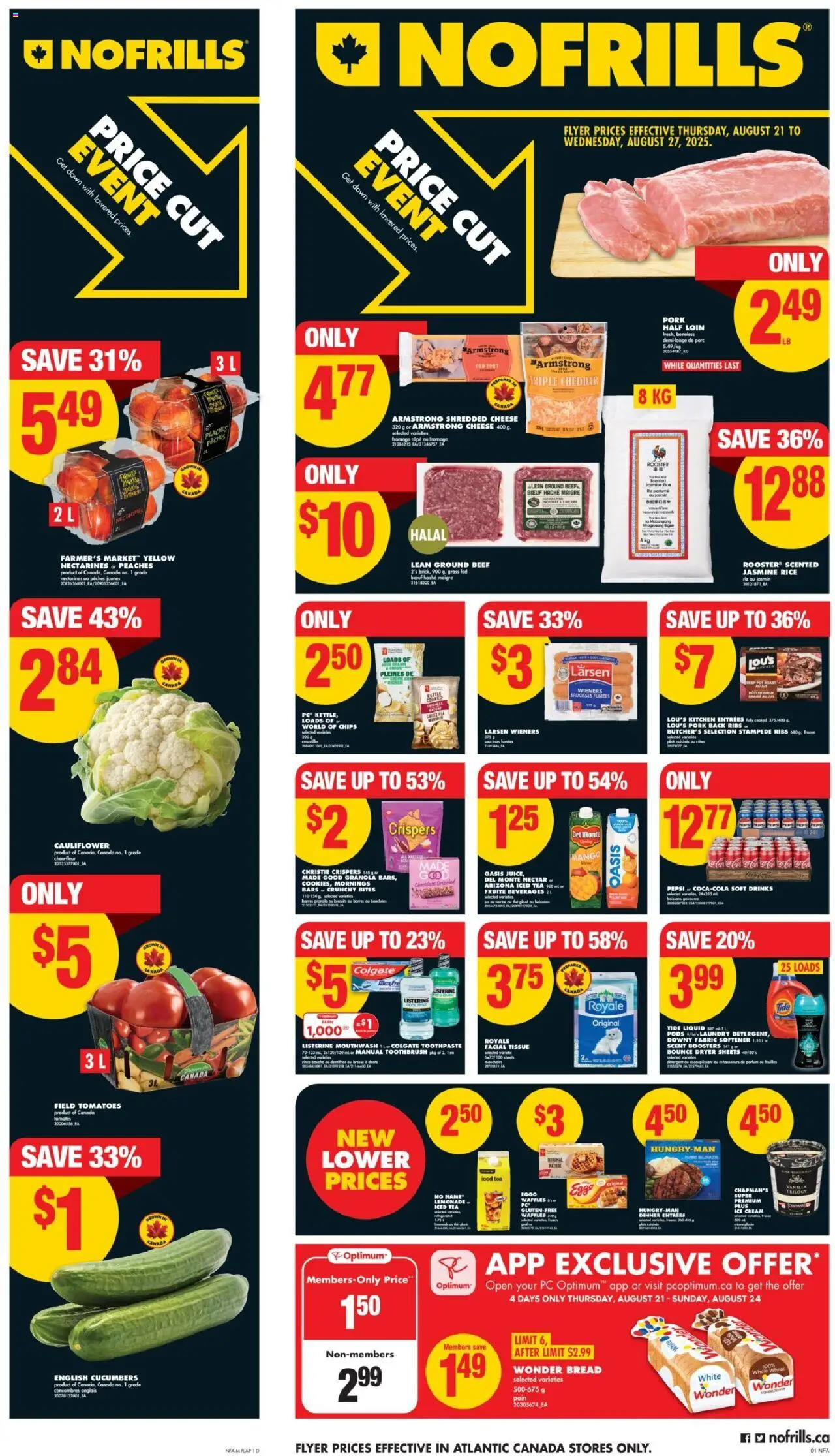 No Frills flyer valid from Aug 21, 2025 - page number 1