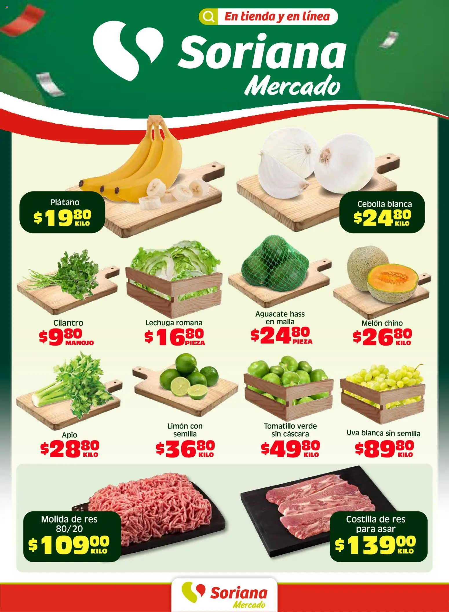 Vista previa las ofertas de la tienda Soriana - Soriana Fin de Semana Mercado: Saltillo y Torreón desde el 24/04/2026 
