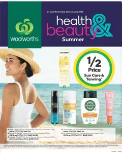 Preview of catalogue Summer Health & Beauty Catalogue NSW from shop Woolworths valid 21/01/2026