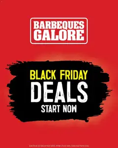 Preview of catalogue Black Friday from shop Barbeques Galore valid 06/11/2025