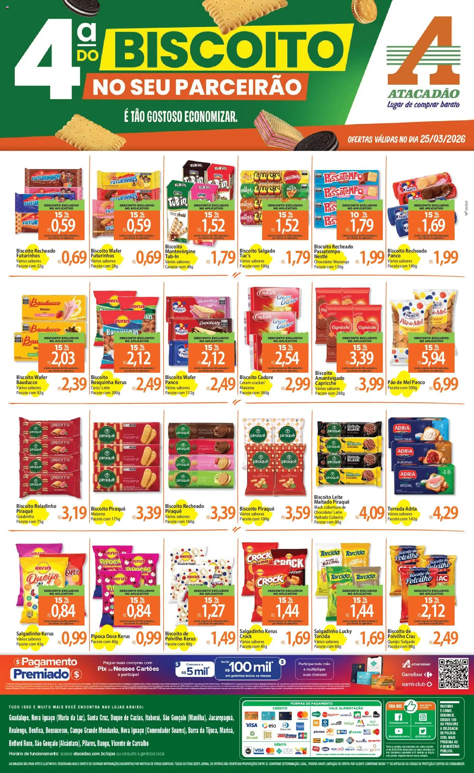 Pré-Visualização do folheto "Atacadão ofertas - RJ" da loja Atacadão válido a partir de 25/03/2026